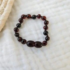 Barnsteen armband | cherry