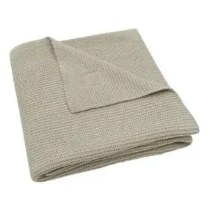 Wiegdeken Jollein basic knit | olive green