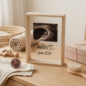Zwangerschapsaankondiging fotoframe | meter