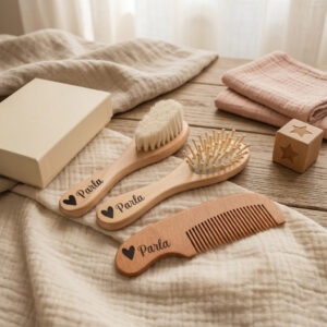 Baby haarborstelset met extra kammetje