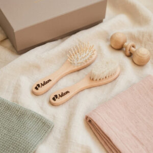 Baby haarborstelset | gegraveerd