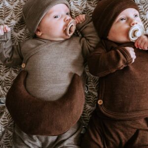 Warmtemaantje merinowol | hazel