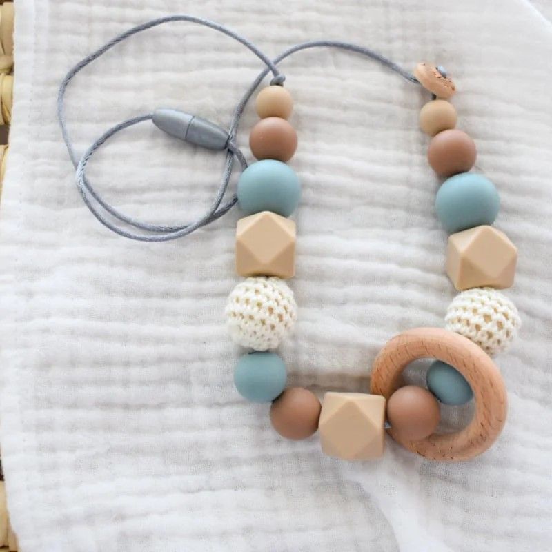 Voedingsketting | hazelnoot - grijsblauw