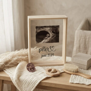 Zwangerschapsaankondiging fotoframe | peter