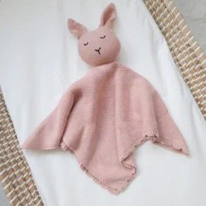 Knuffeldoekje konijn | roze