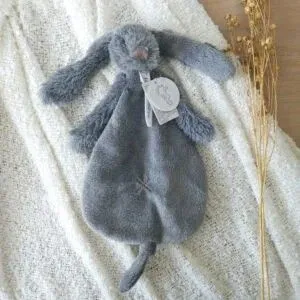 Knuffeldoekje Happy Horse Rabbit Richie | deep gray