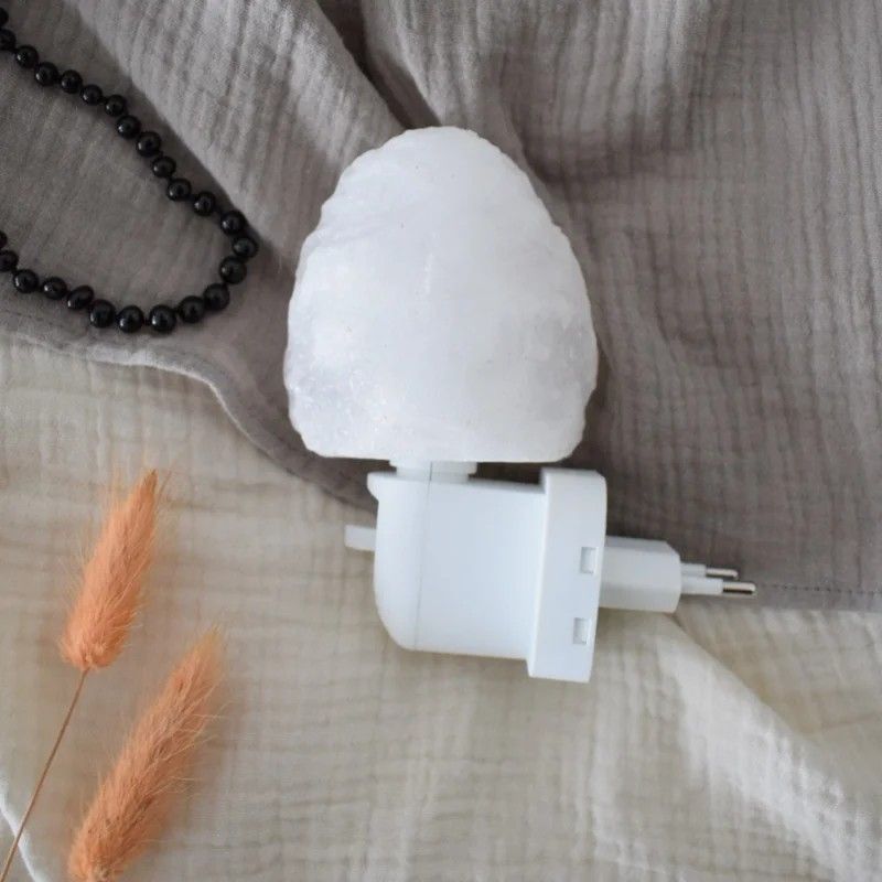 Himalayazout nachtlampje | rots wit