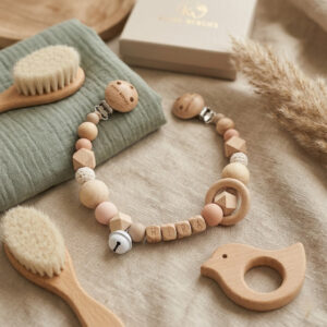 Wagenspanner met naam | blush - zalmroze