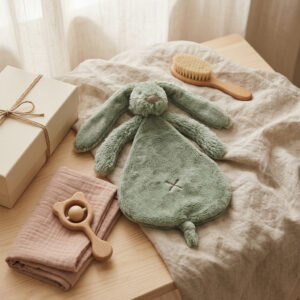 Knuffeldoekje Happy Horse Rabbit Richie | green