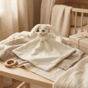 Happy Horse mini Rabbit Richie knuffeldoek | ivory