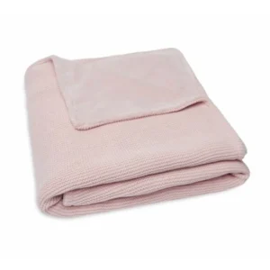 Ledikantdeken Jollein basic knit fleece| pale pink