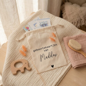 Bewaarzakje | geboortekaartjes