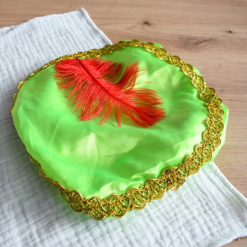 Pietenmuts met naam satijn | groen