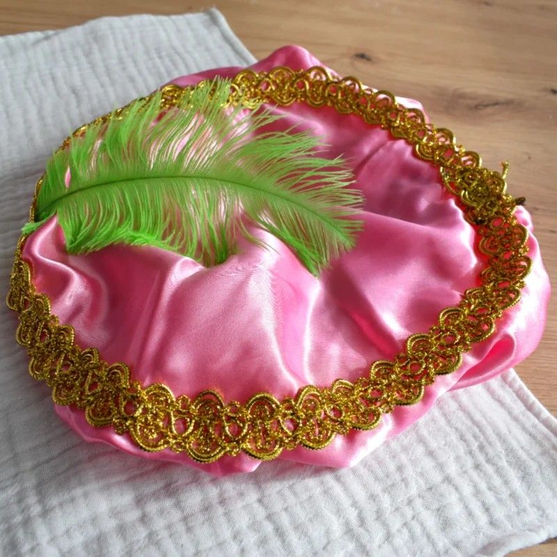 Pietenmuts met naam satijn | roze