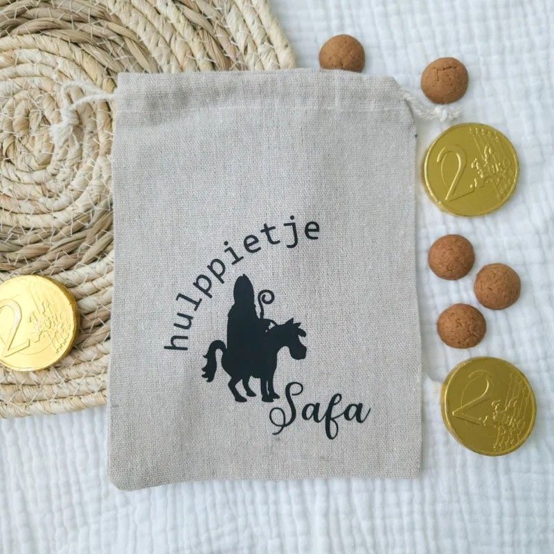 Pepernotenzakje met naam | Sinterklaas