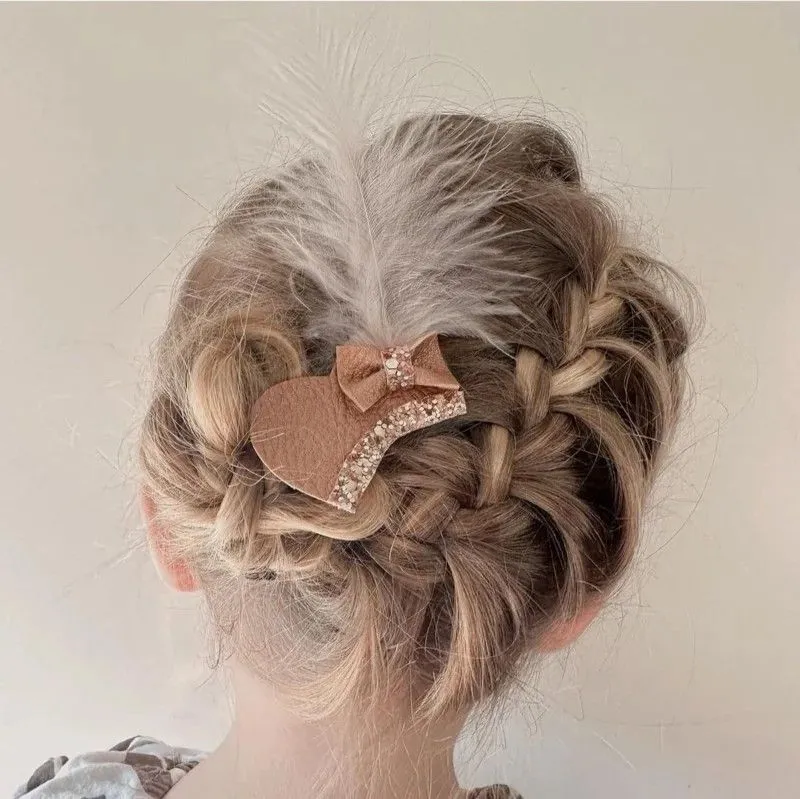 Haarspeldje pietenmuts | rosegoud