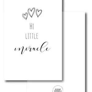 Kaartje | hi little miracle