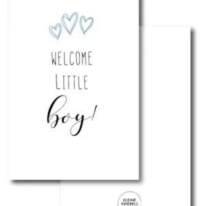 Kaartje | welcome little boy!