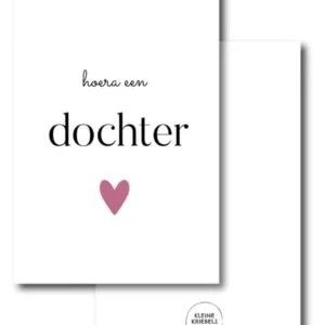 Kaartje | hoera een dochter