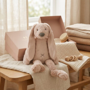 Happy Horse Rabbit Richie knuffel | old pink