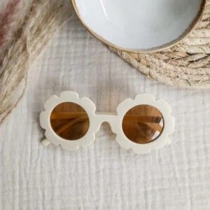 Kinderzonnebril bloem | ivory