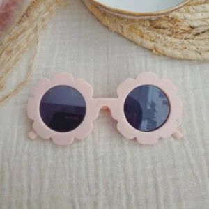 Kinderzonnebril bloem | blush