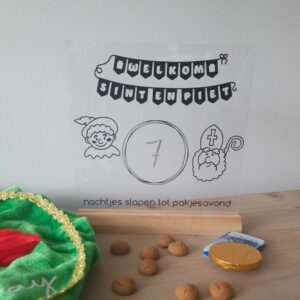 Sinterklaas aftelkalender | Sint en piet