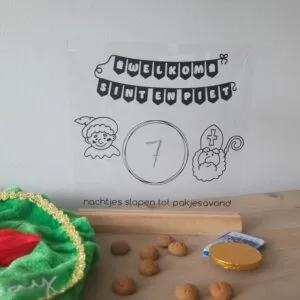 Sinterklaas aftelkalender | Sint en piet